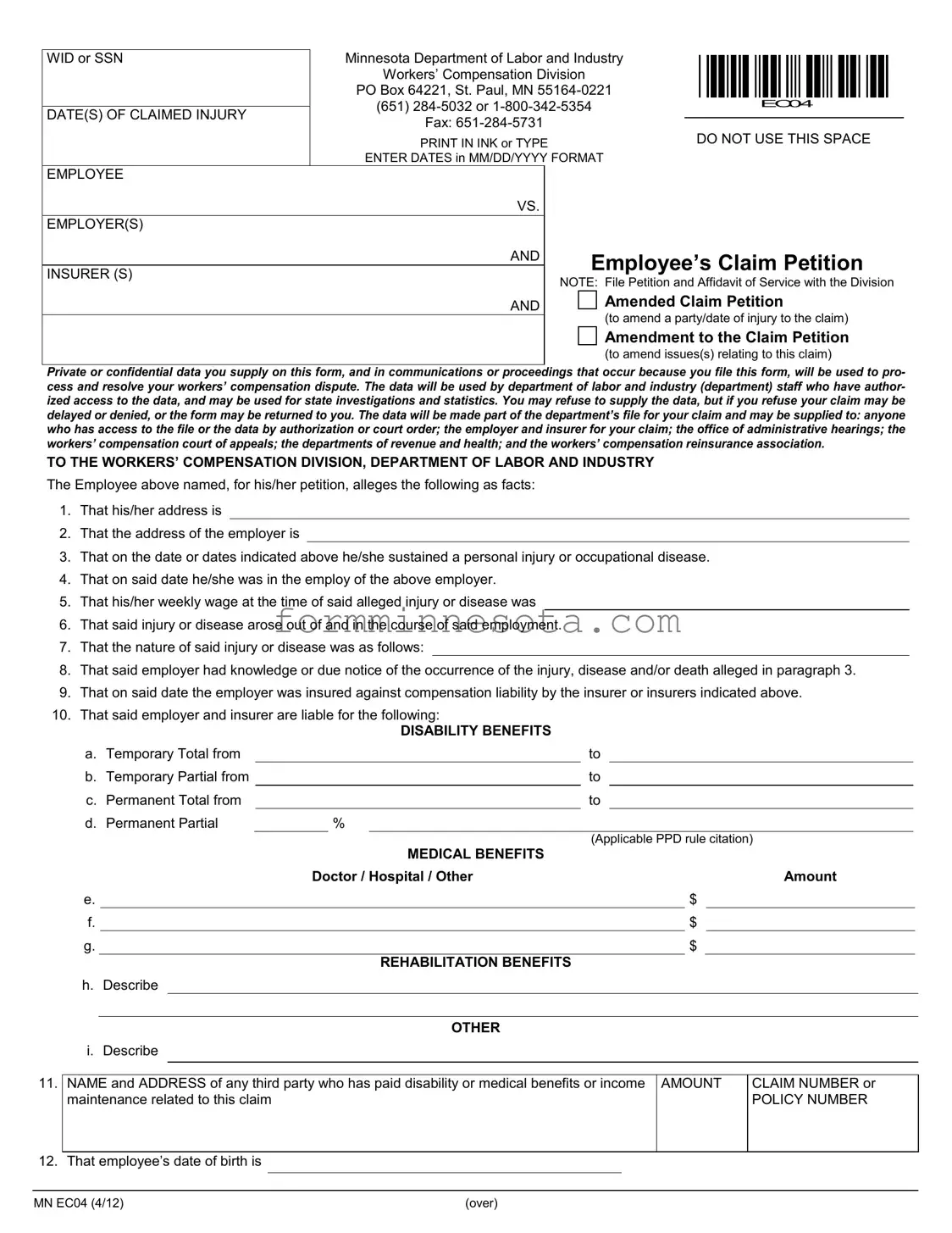 Minnesota Ec04 Template