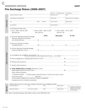 Minnesota Ig257 Template